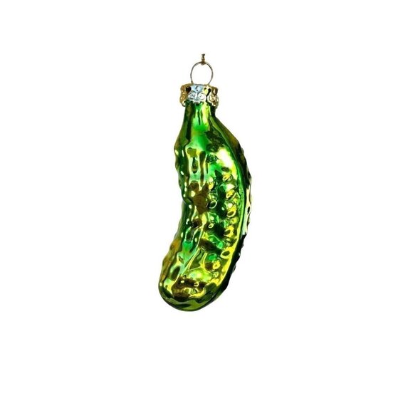 Kurt Adler Other - Kurt Adler Pickle Christmas Ornament Glass German Good Luck Holiday Gag Gift...